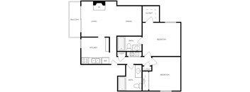 a drawing of a floor plan of a house with an arrow pointing to the floor at Park Capitol, Utah