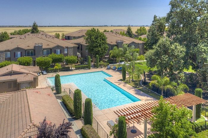Aerial Pool 2 | Stonelake Apartments in Elk Grove, California - Photo Gallery 1