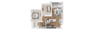 B1 Floor Plan  at STEAMBOAT BY VINTAGE, Reno, NV, 89521