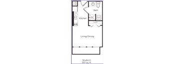 Studio floor plan 
