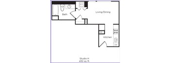Studio floor plan 