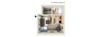 A series of images showing different views of a room.