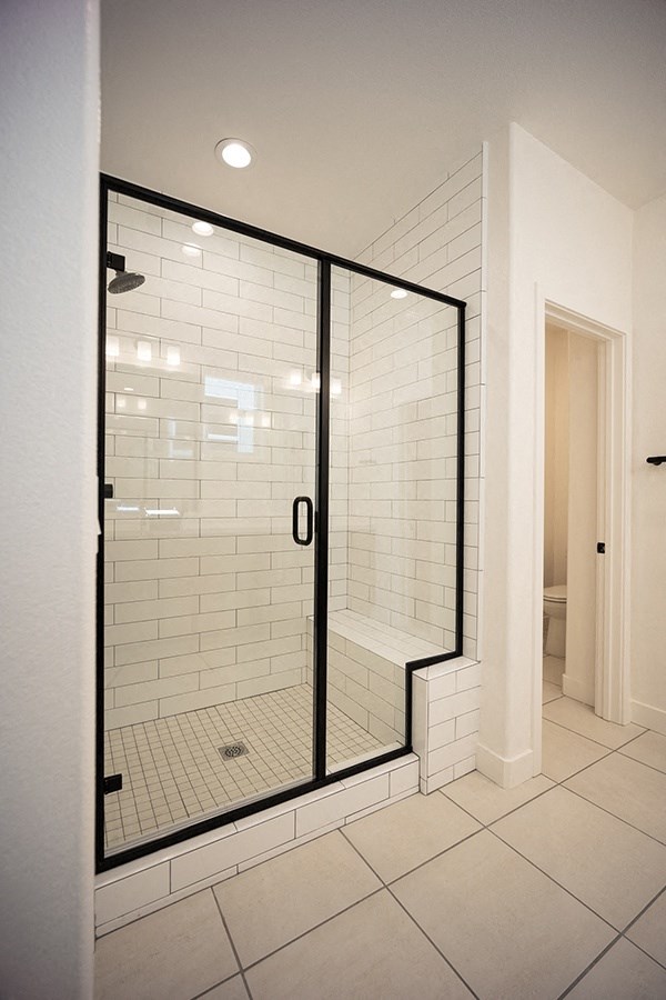 Crocker Village bathroom with stand up shower