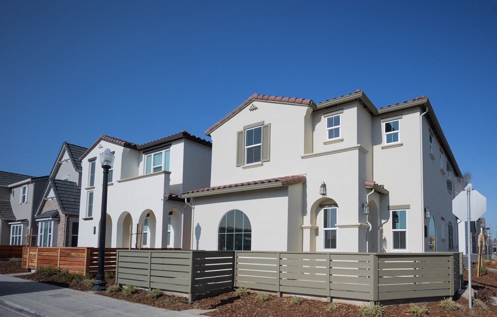 Crocker Village home exterior with front patio