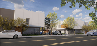 Rendering of building exterior 