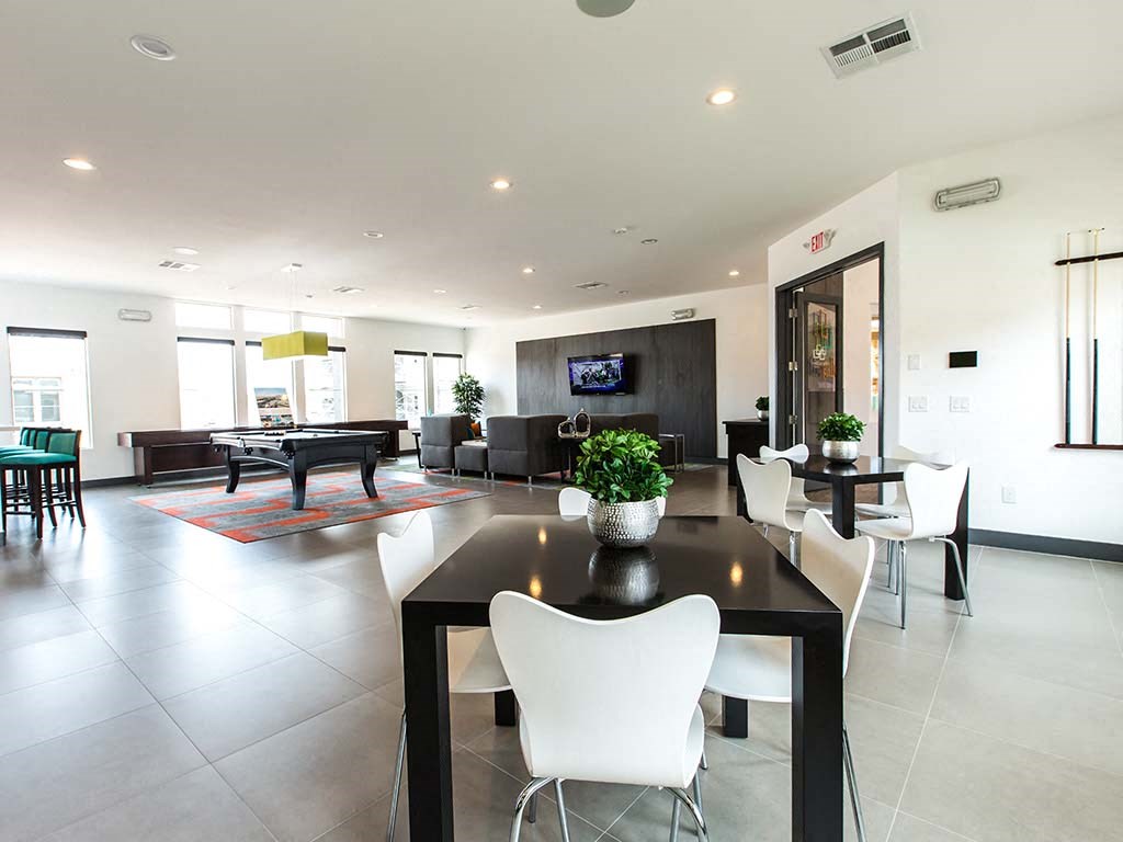 Clubhouse seating at THE GALLERYAPARTMENT HOMES, Las Vegas