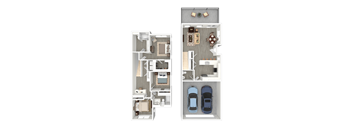 Preserve at Harbison Townhome 3