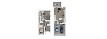 Preserve at Harbison Townhome 2
