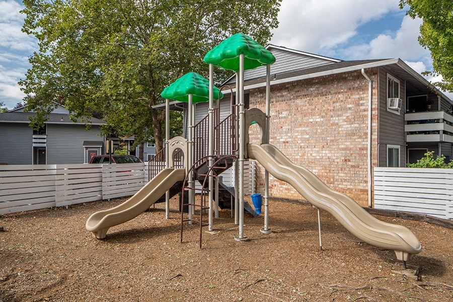 Gresham Apartments - Township Eastside - Playground with Climbing Equipment and Slides
