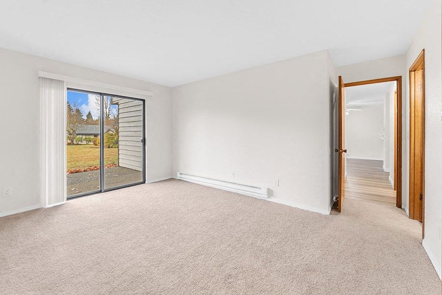 Living room patio door