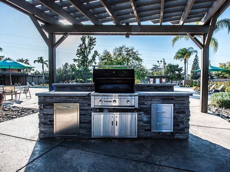 The Eleven Hundred pool area and bbq