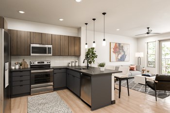 Double R kitchen with pendant lighting - Photo Gallery 37
