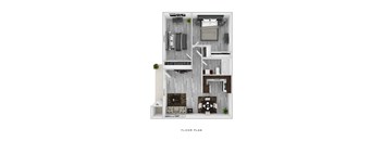Vibe Floor Plan at Zoom Apartments, Las Vegas, 89103