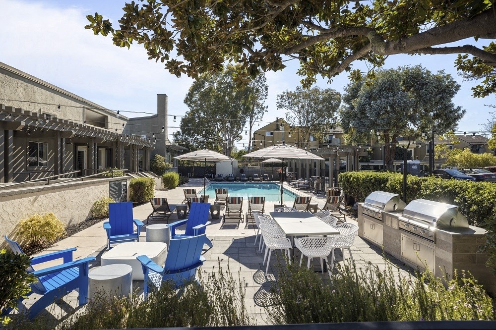 View at Marin pool and lounge area