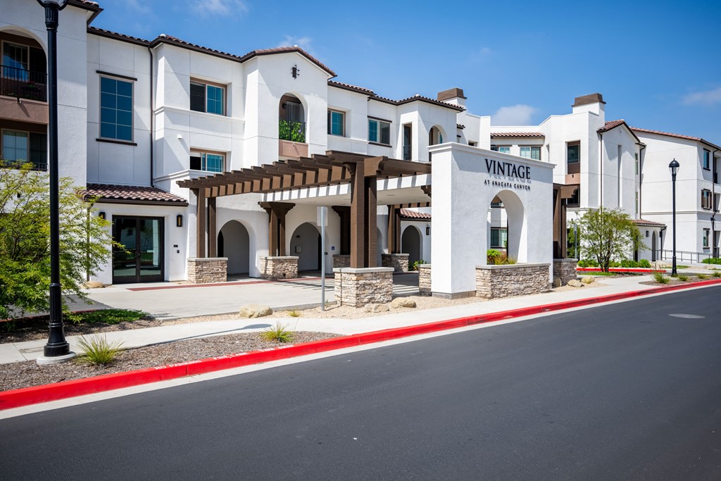 a building with a street in front of it at Vintage at Anacapa Canyon, Camarillo, 93012