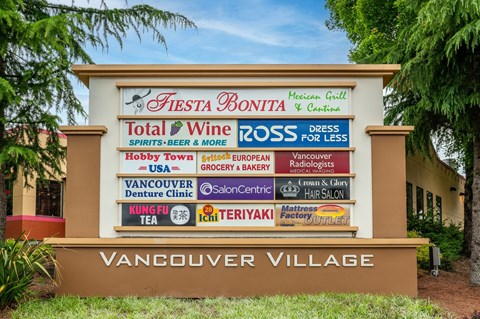 A Signage at Vancouver Mall Apartments, Vancouver ? 