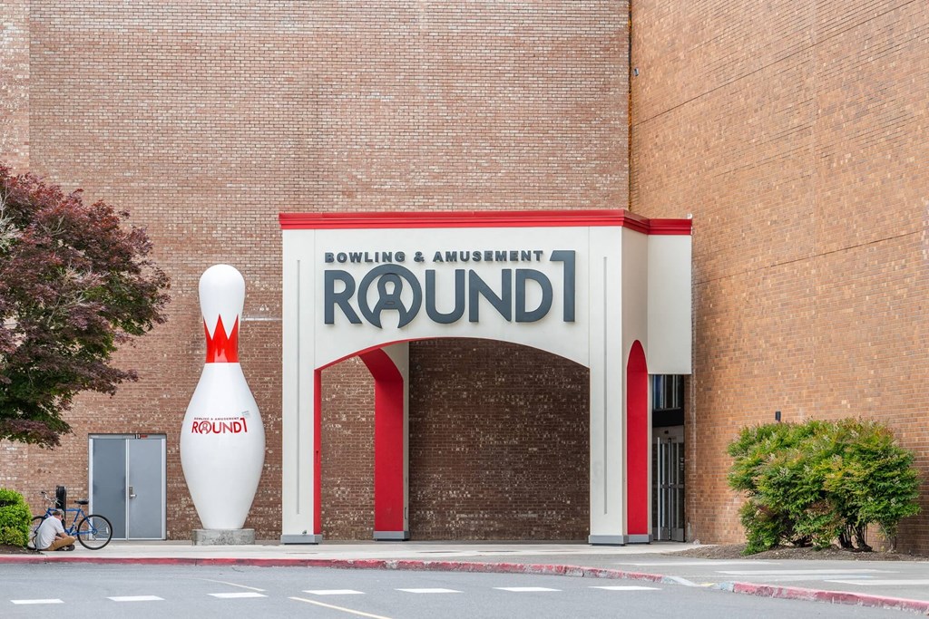 A bowling alley at Vancouver Mall Apartments, Vancouver Washington ? 