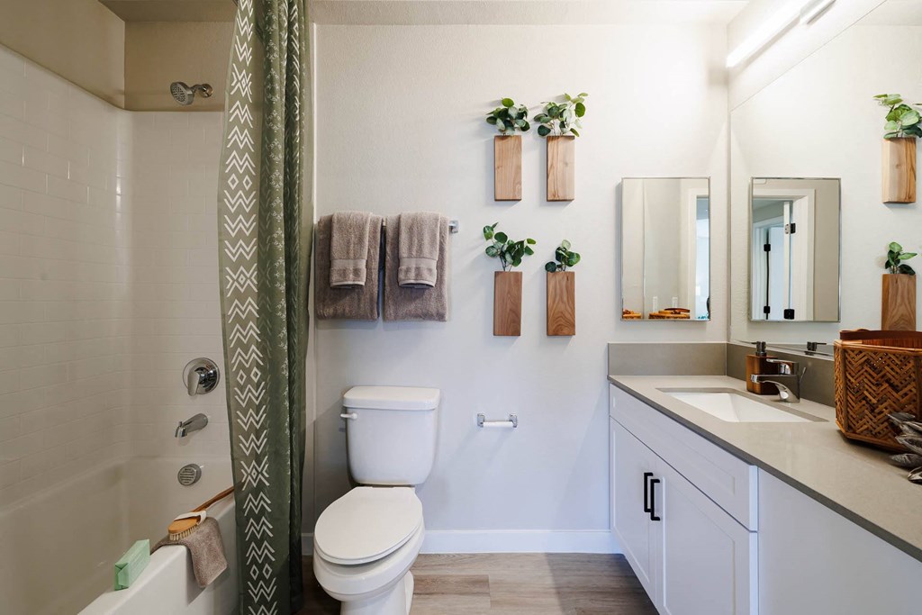 Bathroom at BASE APARTMENT HOMES, LAS VEGAS, NV
