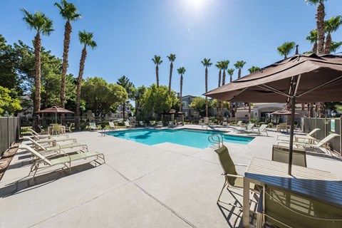 Pool at THE PARKSIDE VILLAS APARTMENT HOMES, Las Vegas