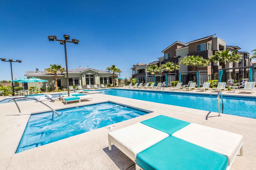 Pool Deck at THE GALLERYAPARTMENT HOMES, Nevada
