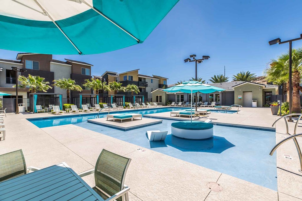 Pool area at THE GALLERYAPARTMENT HOMES, Nevada, 89178
