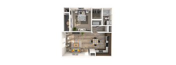 1 bed 1 bath A at THE SOLANA APARTMENT HOMES, Nevada