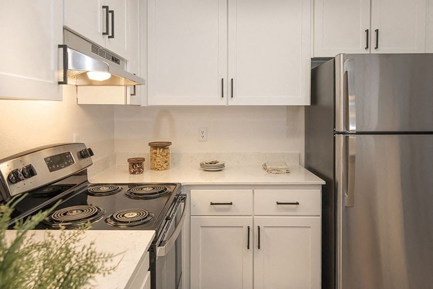 The Arlo Apartments in Citrus Heights kitchen with stainless steel appliances - Photo Gallery