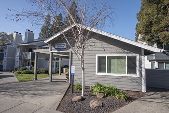 Leasing office exterior near road - Photo Gallery 2
