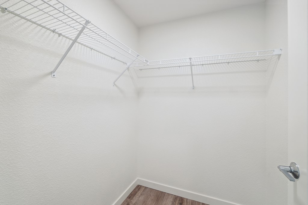 Large closet at 38° NORTH, Santa Rosa, CA 95404