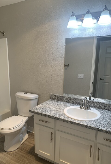 Bathroom vanity with mirror