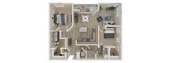 B3 2Bed_2Bath at ALLURE AT 2920, Modesto, 95356