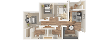 Antioch Family & Seniors  three bed floor plan| Antioch, CA