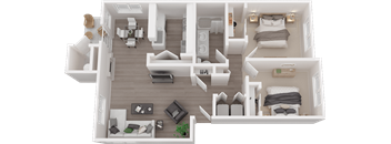 Bella Sonoma 2 bed 1 bath 1007 square feet