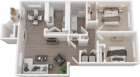 2 bed 1 bath 1007 square feet at BELLA SONOMA, Washington