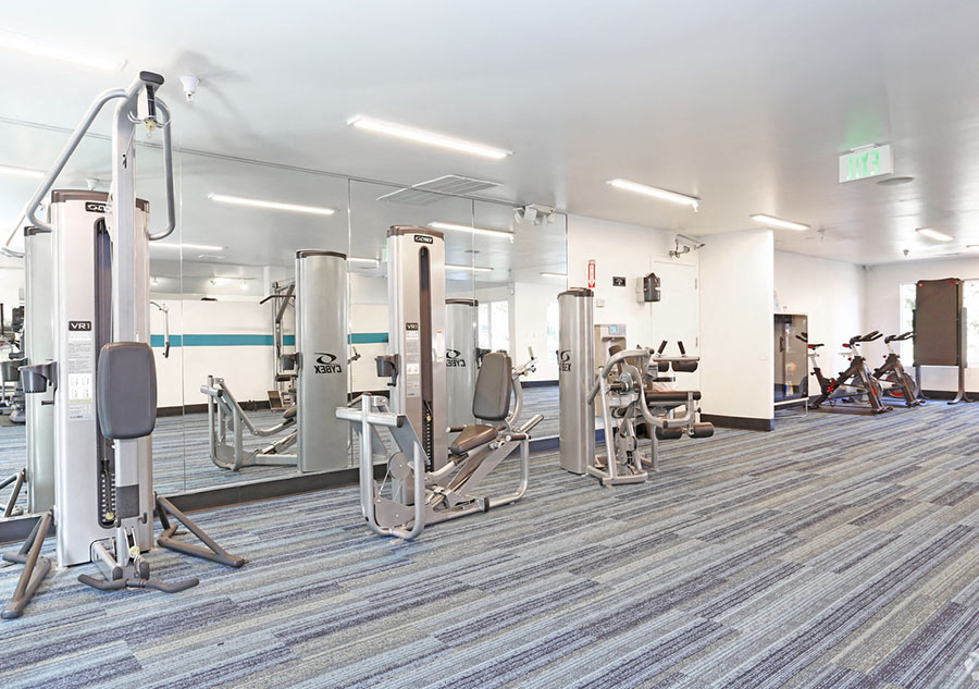 Richmond, CA Apartments for Rent - Bella Vista at Hilltop Fitness Center with treadmills, ellipticals, and more