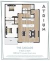Two bedroom floor plan