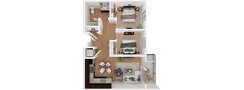 Cedar Pointe 2 bedroom 1 bath