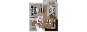 Cedar Pointe 1 bedroom 1 bath