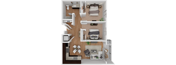 Cedar Pointe 2 bedroom 1 bath