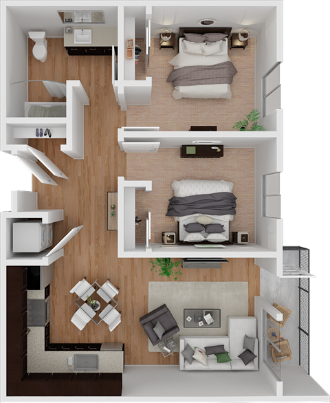 Cedar Pointe 2 bedroom 1 bath