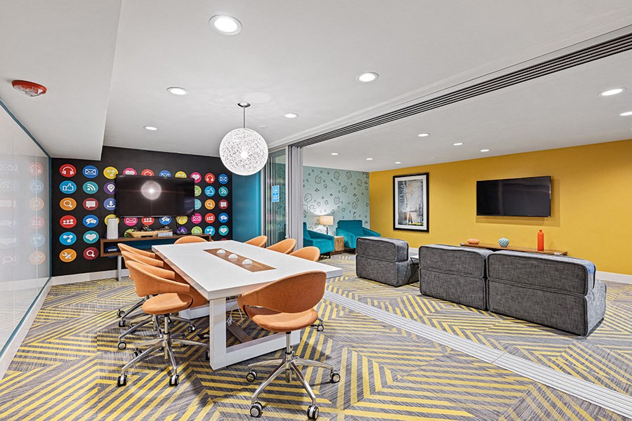 meeting room and theater  room