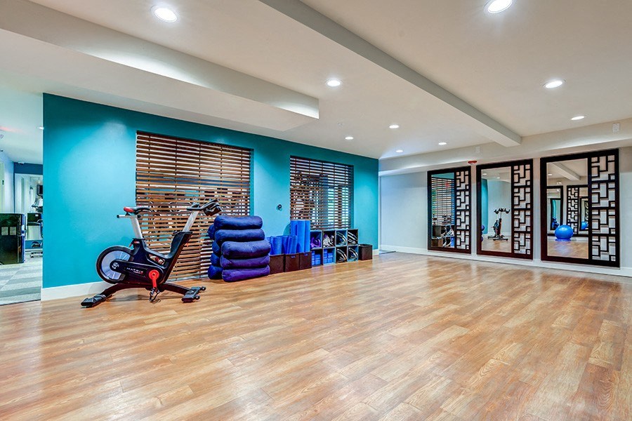 Fitness center with cardio equipment