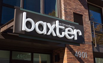 Baxter on Broadway exterior signage - Photo Gallery 4