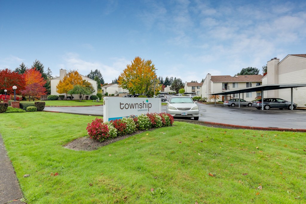 Sherwood exterior sign at TOWNSHIP SHERWOOD, Sherwood, Oregon