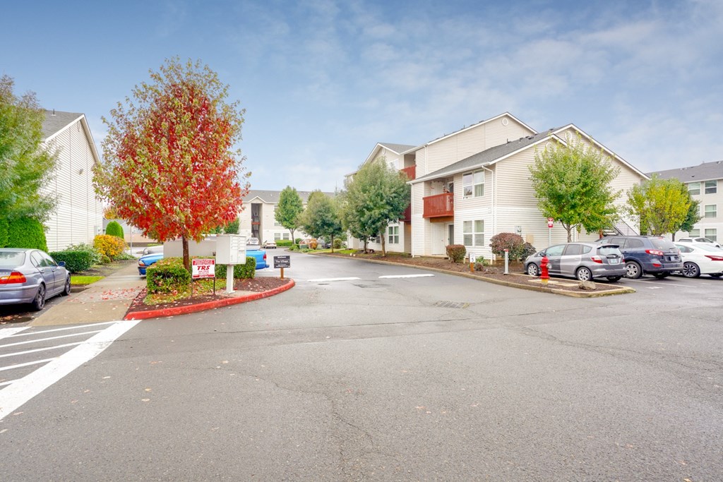 Street at THE VILLAGE Apartments, Oregon