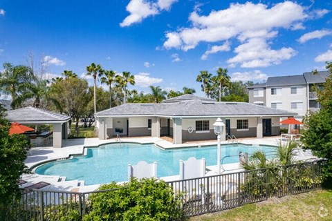 Large Pool View at Cypress Trace, Brandon, FL