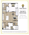 The Deco Penthouse floor plan