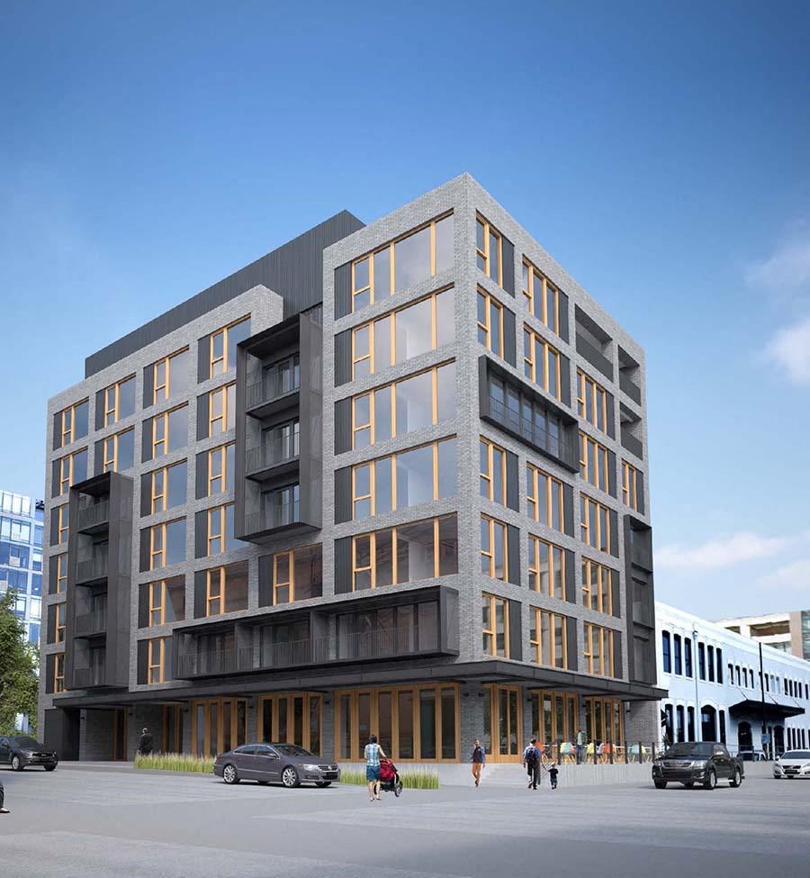 Exterior building rendering 