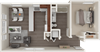 One bedroom floor plan