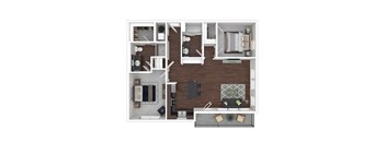 North Main at Steel Ranch l  2 Bedroom Floor Plan in Louisville CO